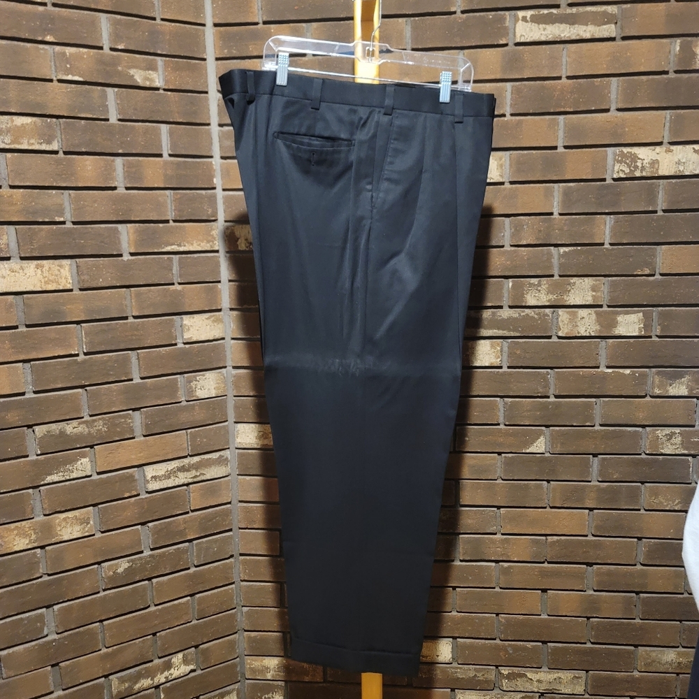 Tallia Mens Classic Black Dress Pants